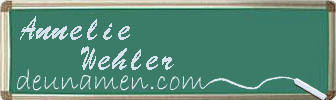 Annelie Wehler Visitenkarte